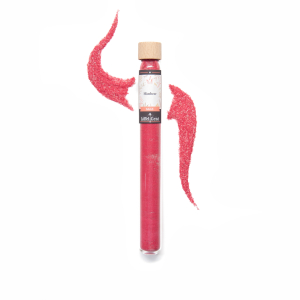 Himbeer Salz im Reagenzglas